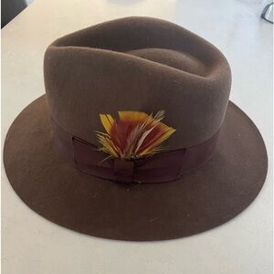 Brown hat